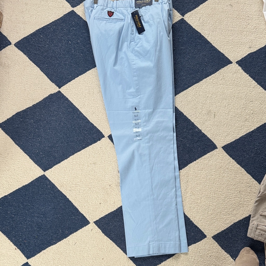 Light Blue Polo Men's Pants